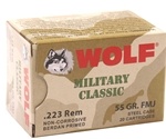 Wolf Gold 5.56mm M193 NATO Ammo 55 Gr FMJ - Ammo Deals