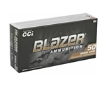 Blazer Brass 9mm Luger 115gr FMJ Handgun Ammo - 50 Rounds