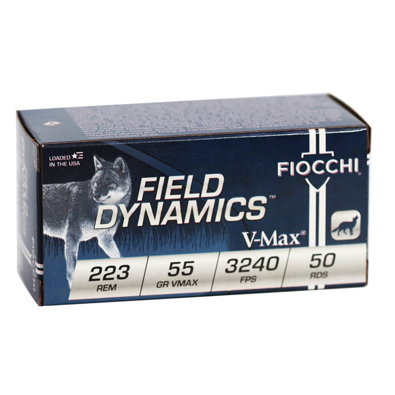 Fiocchi Extrema 223 Remington 55 Grain Hornady V-Max - Ammo Deals