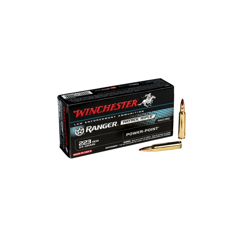 Winchester Ranger 223 Remington Ammo 64 Grain Power Point Ammo Deals