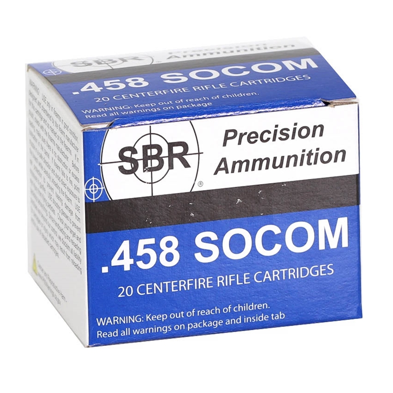 Sbr 458 Socom Ammo 300 Grain Barnes Ttsx Polymer Tipped