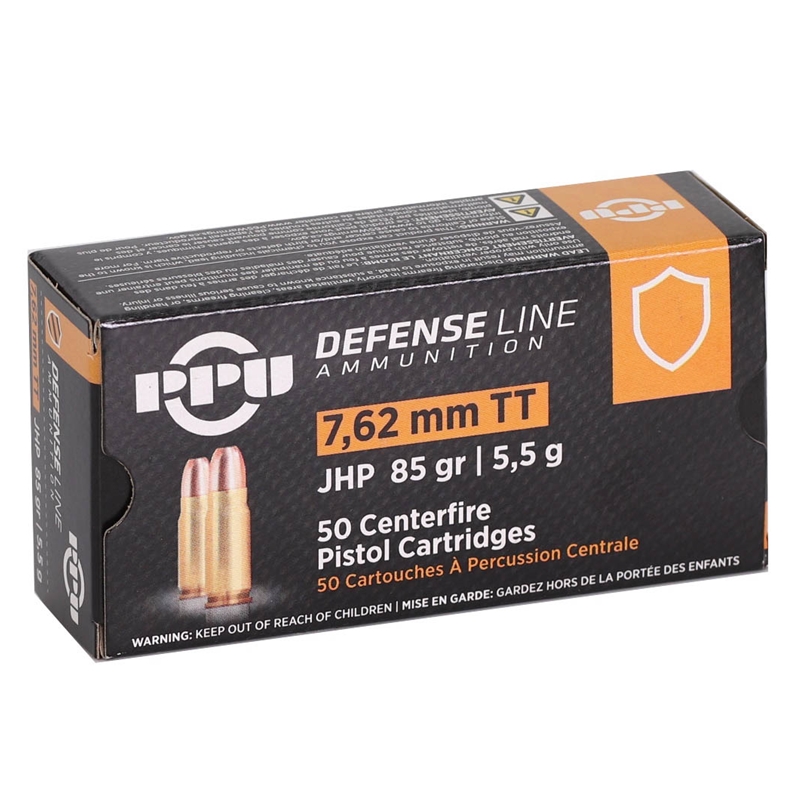 Prvi Partizan 7.62x25mm Ammo 85 Grain Jacketed Hollow Point