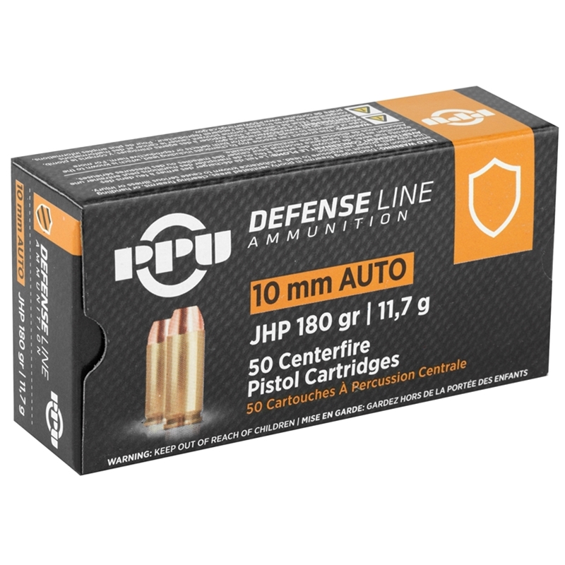 Prvi Partizan 10mm Auto Ammo 180 Grain Jacketed Hollow Point