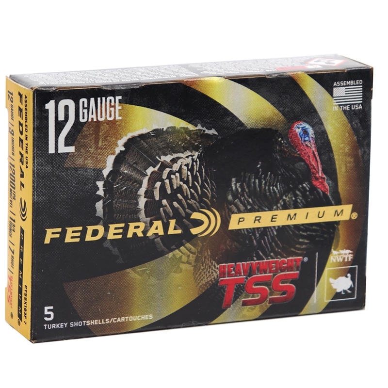 Federal Premium Heavyweight TSS 12 Gauge Ammo 3″ 1 3/4 oz #7 Tungsten Super Shot - PTSSX193F7