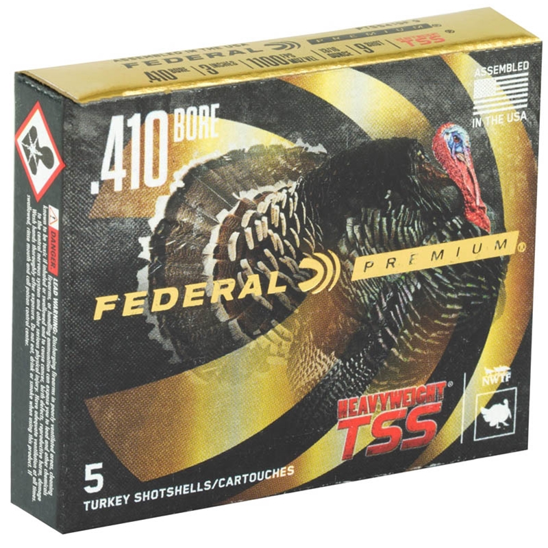 Federal Premium Heavyweight TSS 410 Gauge Ammo 3" 13/16 oz #9 Shot Non-Toxic
