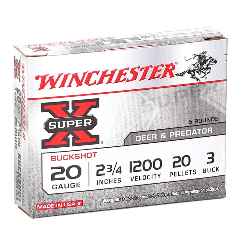 Winchester Super-X 20 Gauge 2 3/4" #3 Shot