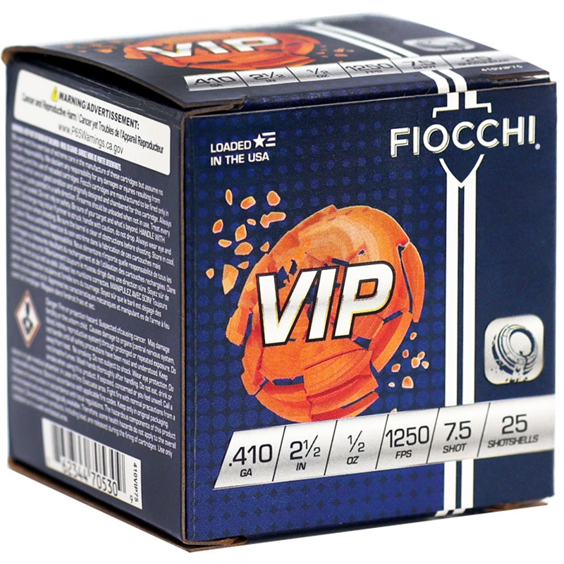 Fiocchi Exacta Target .410 Bore Ammo 2.5" #7.5 Lead 250 Rounds
