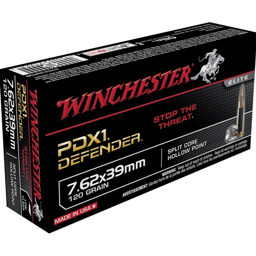 Winchester PDX1 Defender 7.62x39mm 120 Grain Jacketed Hollow Point