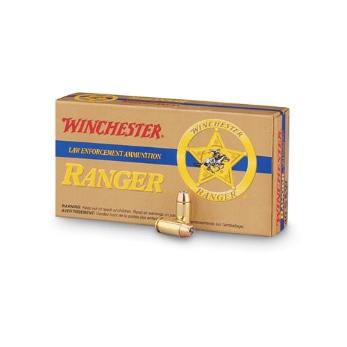Winchester Ranger 40 S&W Ammo 155 Grain Jacketed Hollow Point