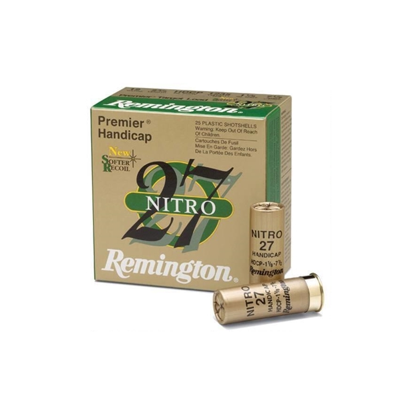 Remington Premier Nitro Target Load 12 Gauge Ammo 2-3/4" 1-1/8 oz #7.5 Shot