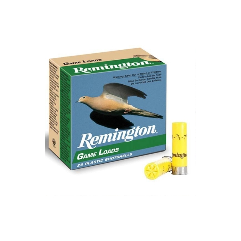 Remington Game Loads 20 Gauge Ammo 2-3/4" #7.5 7/8 oz Case of 250
