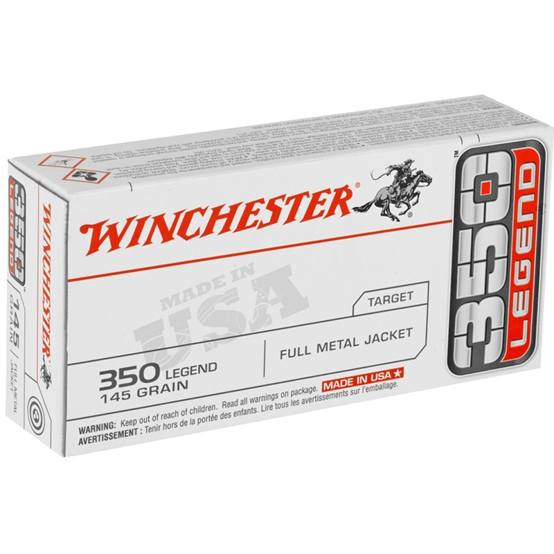 Winchester 350 Legend 145 Grain Full Metal Jacket