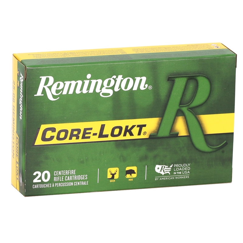 Remington Premier 25-06 Remington 100 Grain Core-Lokt Pointed Soft Point
