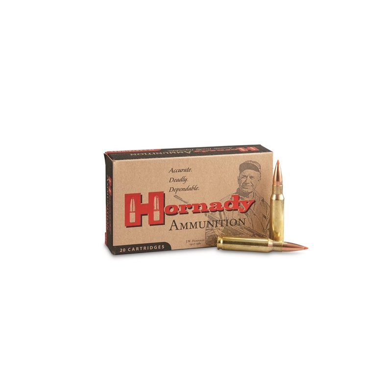 Hornady Match 308 Winchester Ammo 168 Grain A-Max Boat Tail