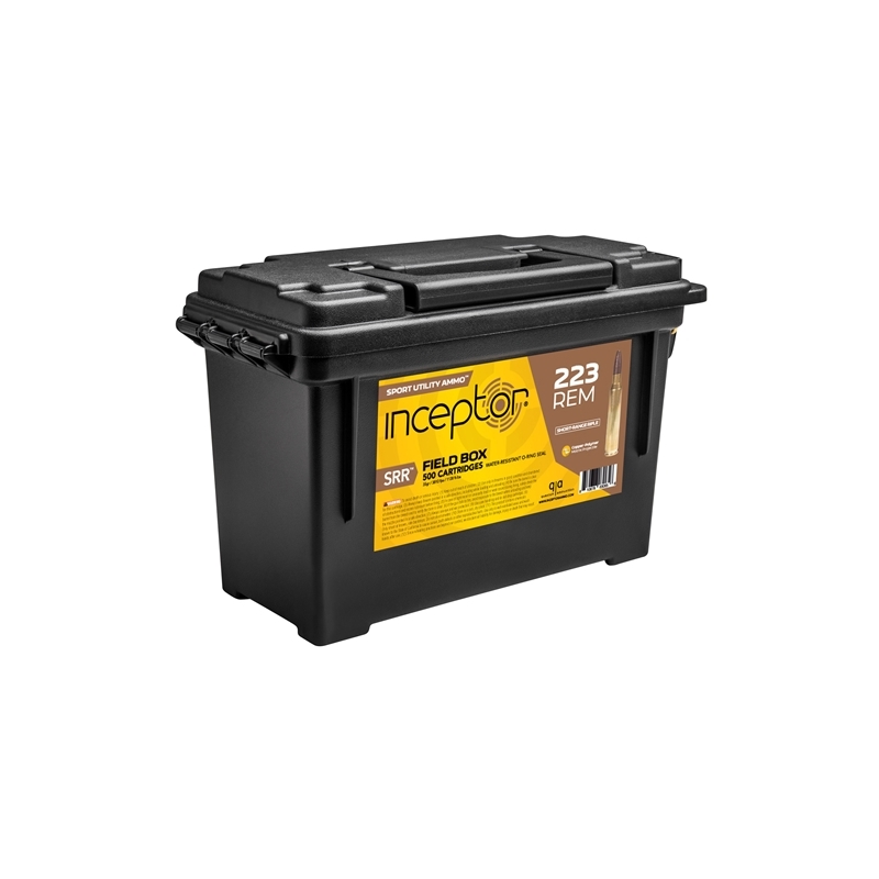 Inceptor Sport Utility 223 Remington Ammo 35 Grain SRR Frangible Can of 500 Rounds