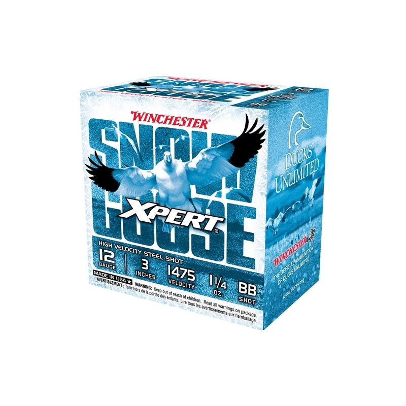 Winchester USA Xpert Snow Goose 12 Gauge Ammo 3" 1 1/4oz. BB Steel Shot