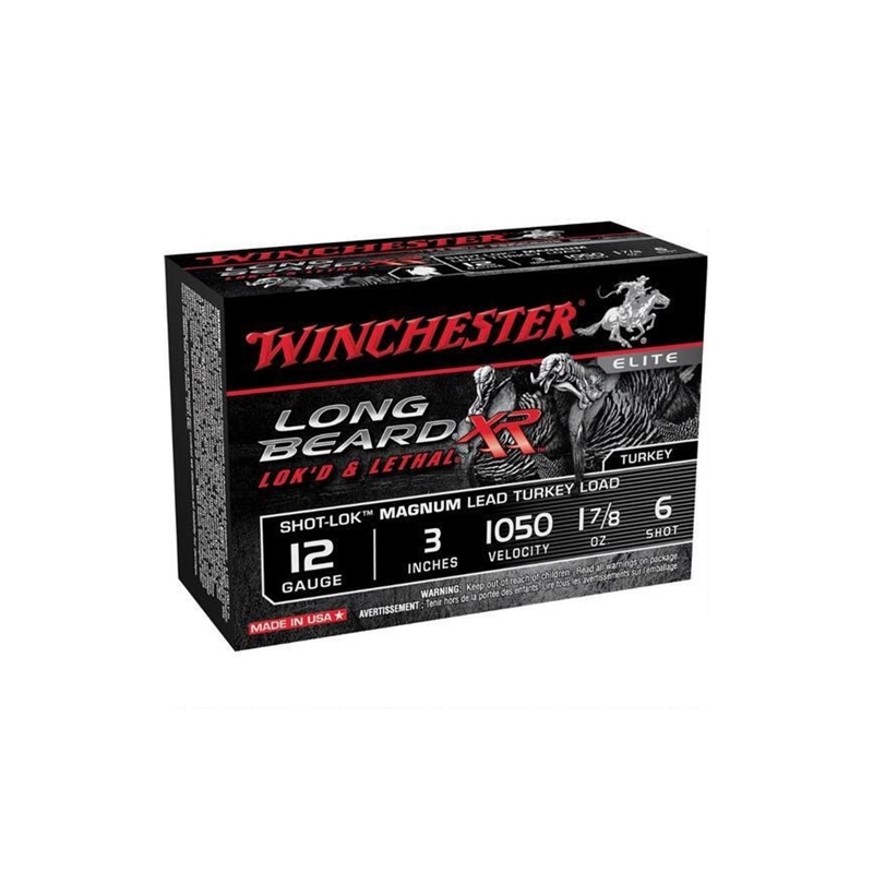 Winchester Long Beard XR 12 Gauge 3" 1 7/8oz. #6 Copper Plated Lead Shot