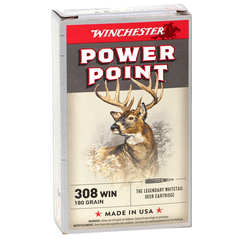 Winchester Super-X 308 Winchester 180 Grain Power-Point