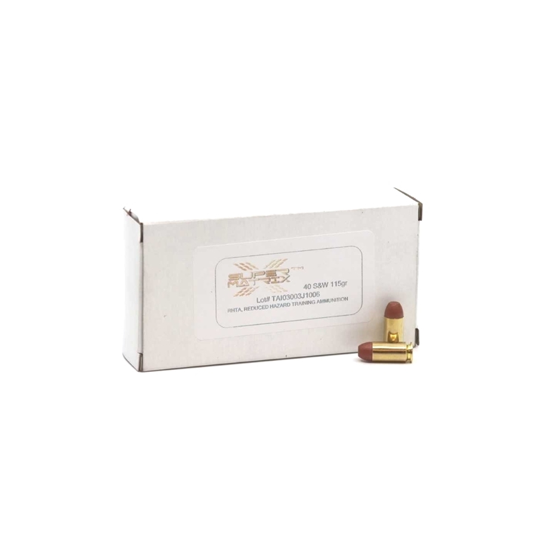 Geco Super Matrix 40 S&W Ammo 115 Grain Frangible Lead-Free RHTA
