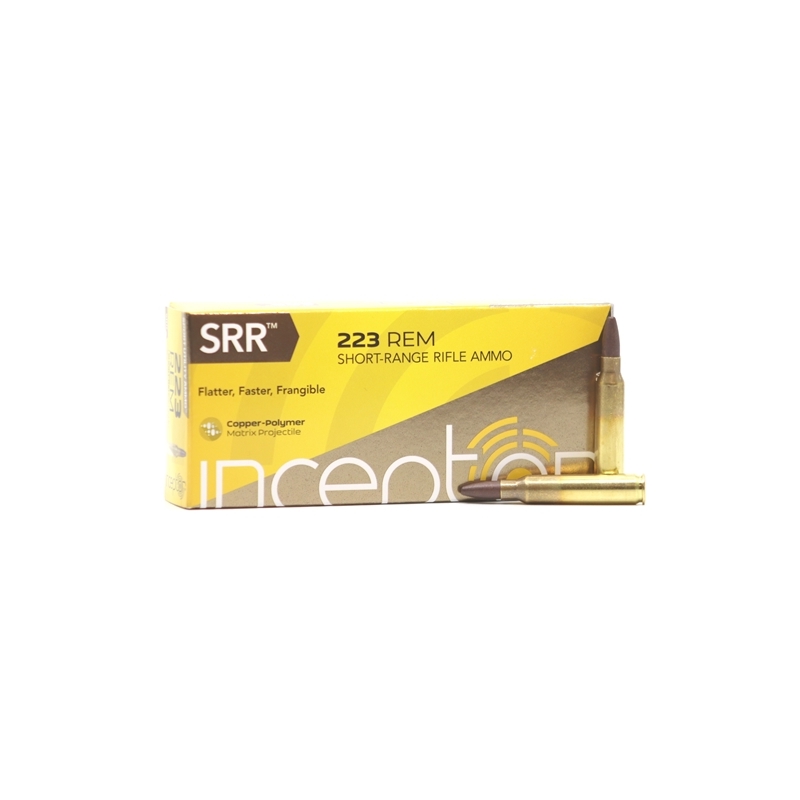 Inceptor Sport Utility 223 Remington Ammo 35 Grain SRR Frangible