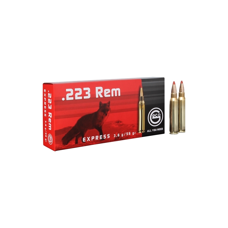 Geco Express 223 Remington Ammo 56 Grain Express Tip