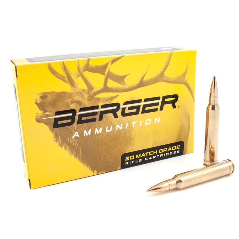 Berger Match Grade 300 Winchester Magnum Ammo 168 Grain Classic Hunter