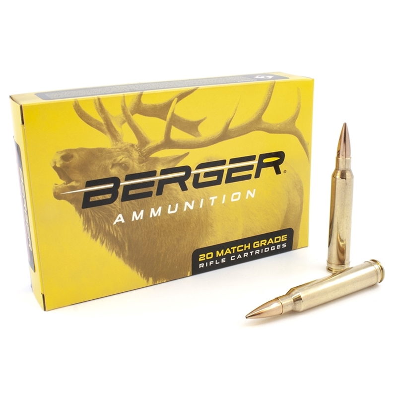 Berger Match Grade 300 Winchester Magnum Ammo 185 Grain Classic Hunter