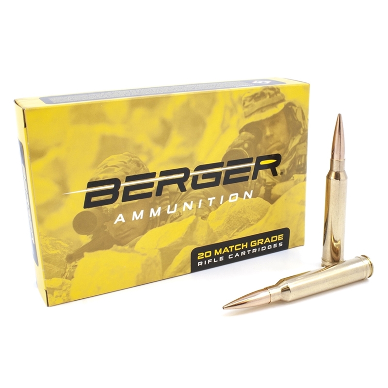 Berger Match Grade 300 Winchester Magnum Ammo 230 Grain Hybrid OTM Tactical