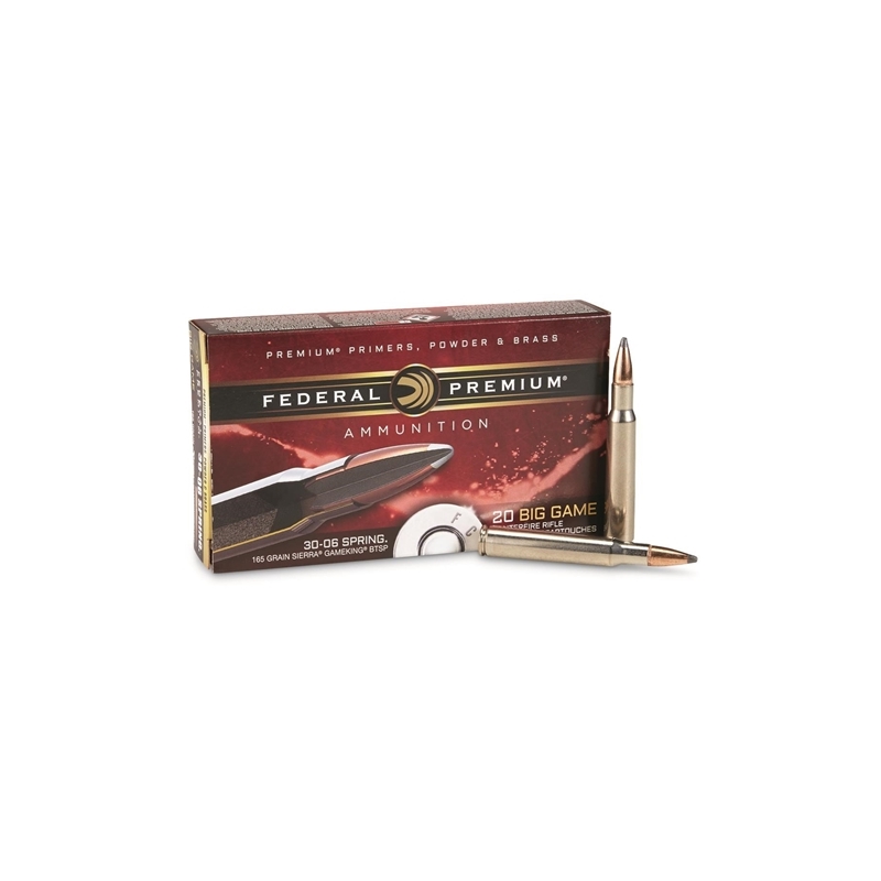 Federal Premium Vital-Shok 30-06 Springfield Ammo 165 Gr Sierra ...