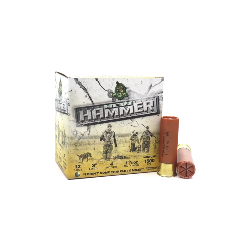 Hevi-Shot Hevi-Hammer 12 Gauge Ammo 3" 1-1/4 oz #4 Shot
