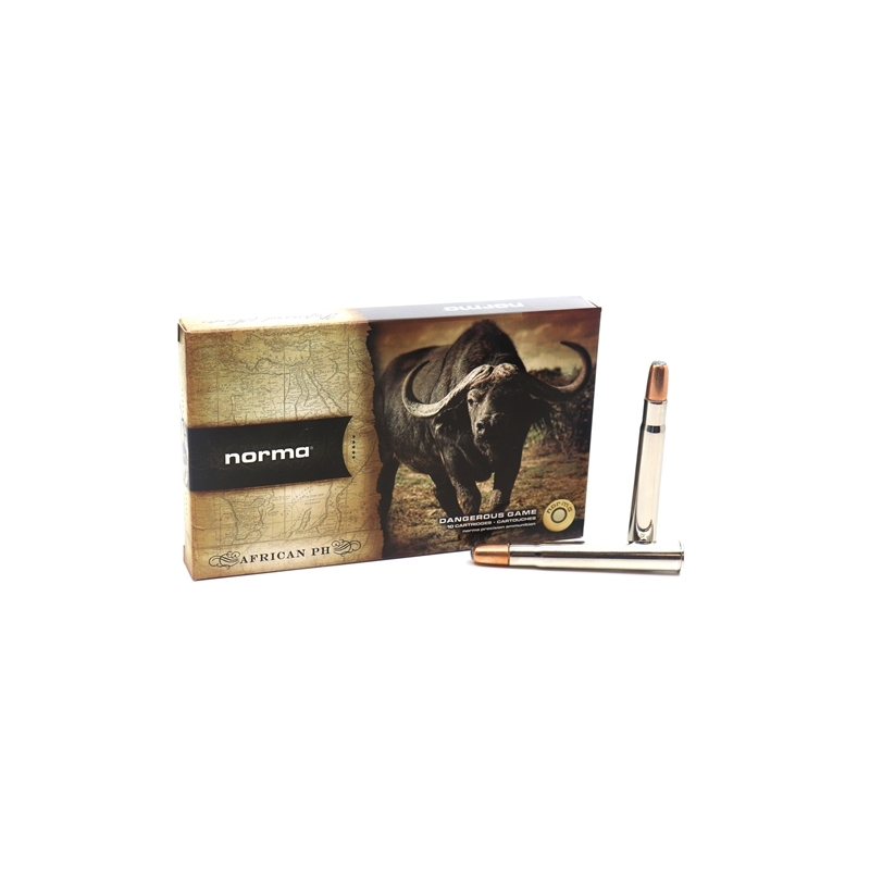 Norma African PH 375 Flanged Magnum Ammo 300 Grain Woodleigh Weldcore Soft Point