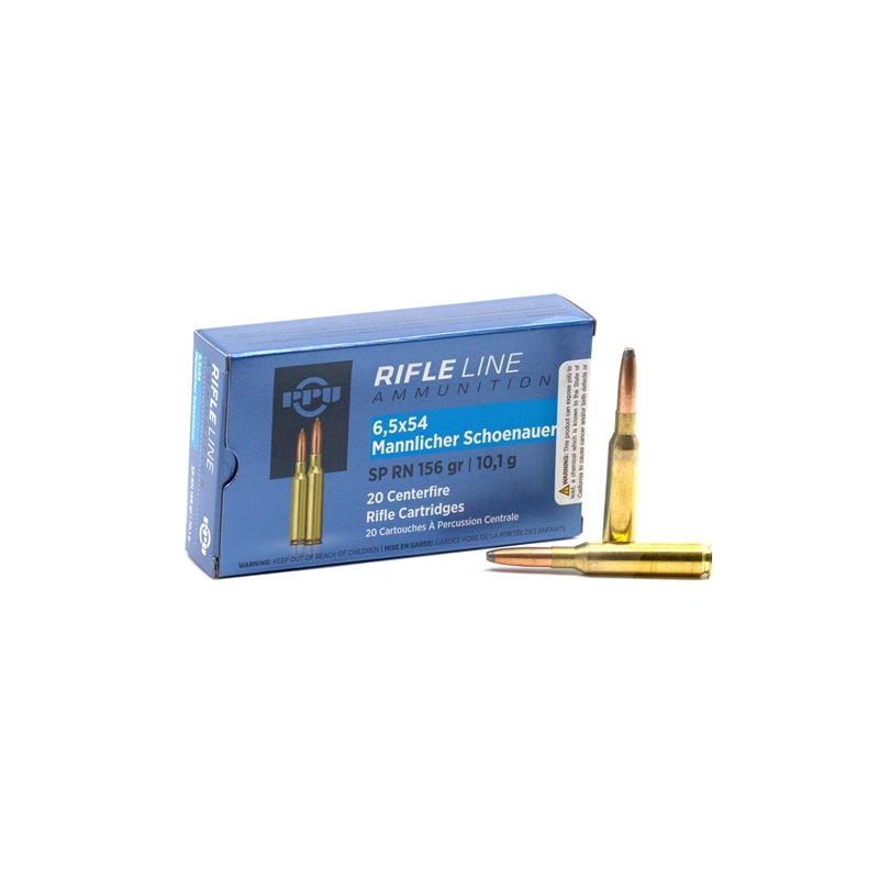 Prvi Partizan 6.5x54mm Mannlicher-Schoenauer Ammo 156 Grain Soft