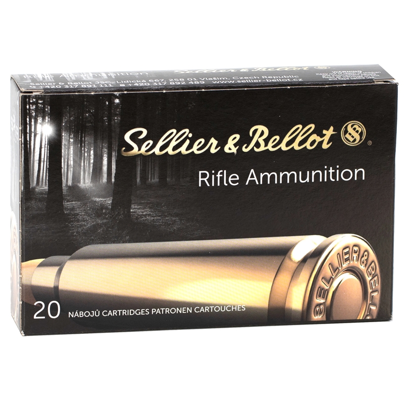 Sellier & Bellot Rifle 7x64mm Brenneke Ammo 140 Grain Semi-Jacketed Soft Point - SB764A