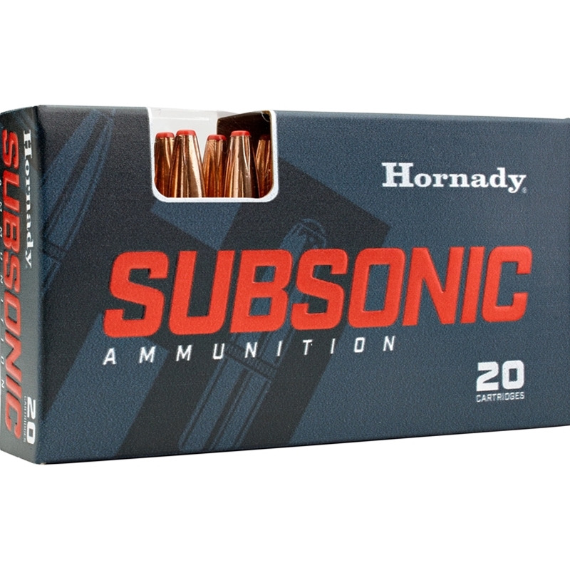 Hornady Subsonic 45-70 Government Ammo 410 Grain Sub-X Subsonic FTX