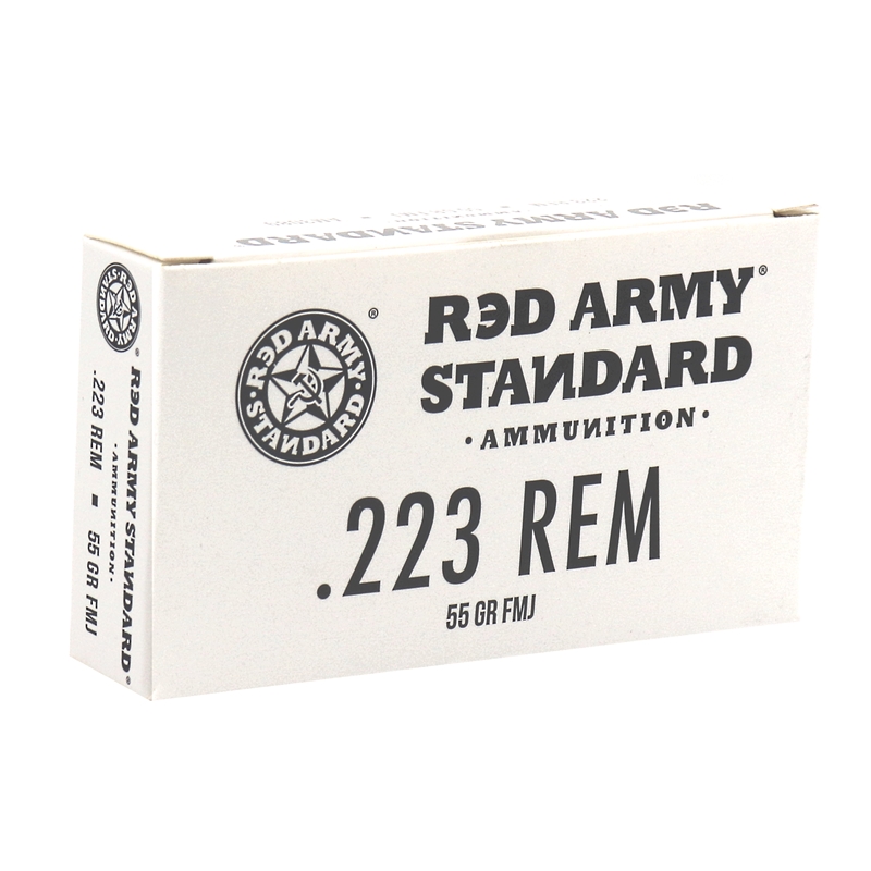 Red Army Standard 223 Remington Ammo 55 Grain FMJ Steel