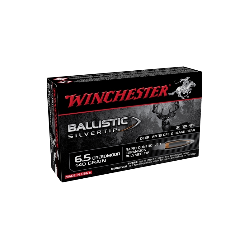 Winchester Ballistic Silvertip 6.5 Creedmoor Ammo 140 Grain EPT
