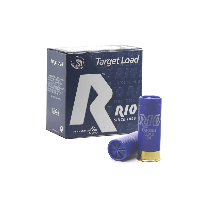 Rio Target Load Trap 12 Gauge Ammo 2 3/4" 7/8 oz1 oz 8 Shot 250 Rounds