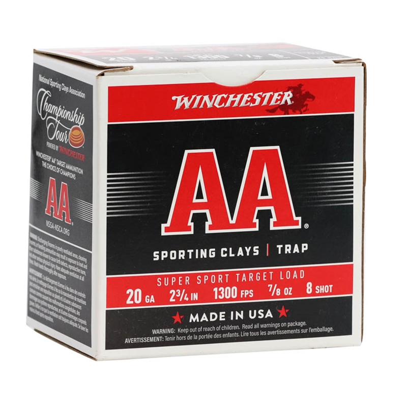 Winchester AA Super Sport 20 Gauge Ammo 2 3/4