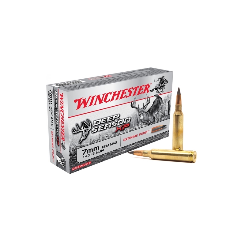 Winchester Deer Season 7mm Remington Magnum Ammo 140 Grain Extreme Point