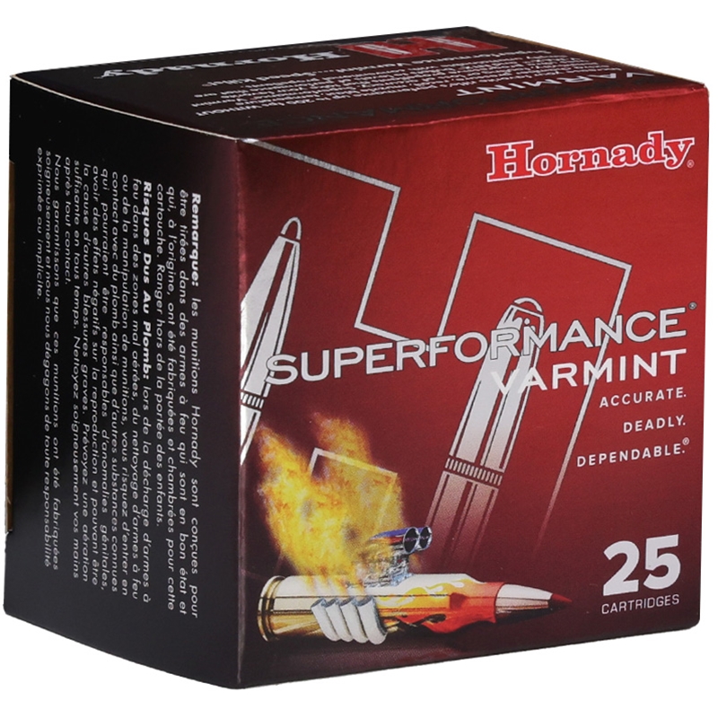 ammo CD集 デモ Hornady Superformance Varmint 17 Hornet Ammo 20 Grain Polymer Tip