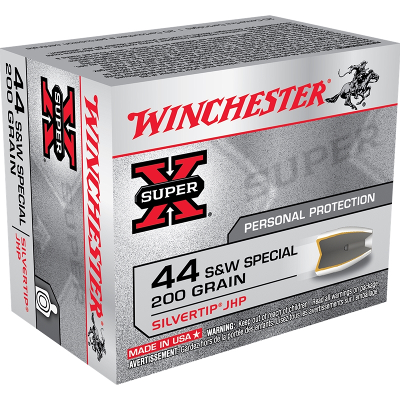 Winchester Super-X 44 Special 200 Grain Silvertip JHP