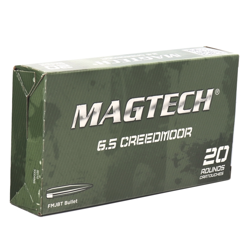 Magtech 6.5 Creedmoor Ammo 140 Grain Full Metal Jacket BT