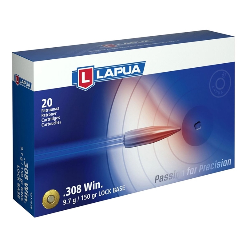 Lapua 308 Winchester Ammo 150 Grain Full Metal Jacket