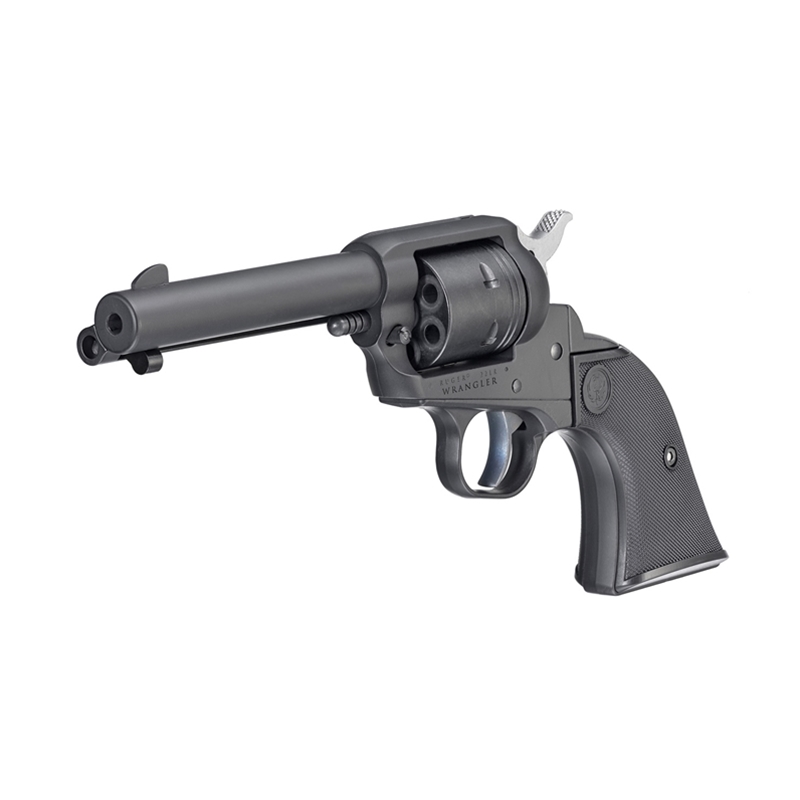 Ruger Wrangler 22 Long Rifle Single Action 4.62" Barrel 6 Rounds Black Cerakote
