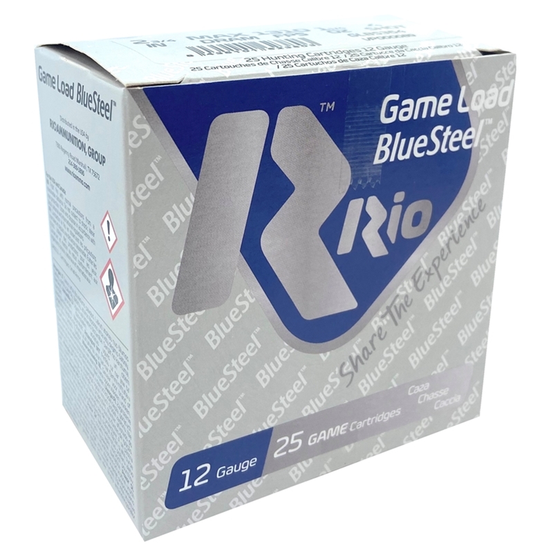 Rio Game Load 12 Gauge Ammo 2 3/4" MAX dr 1 1/4 oz #4 Shot 250 Rounds