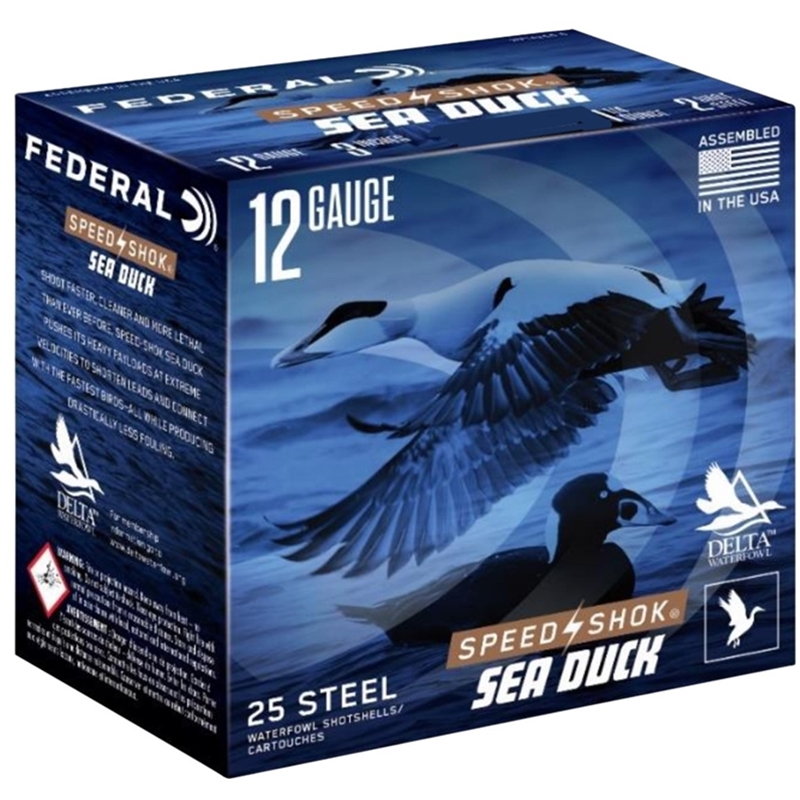 Federal Speed-Shok Sea Duck 12 Gauge Ammo 3"1-1/4oz #3 Steel Shot