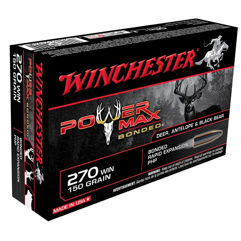 Winchester Super-X Power Max 270 Winchester 150 Grain Protected Hollow Point