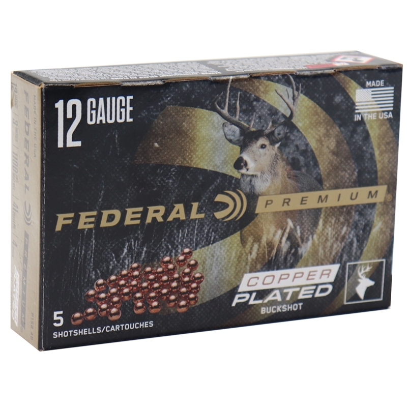 Federal Premium Vital Shok 12 Gauge Ammo 3" 41 pellets #4 Buckshot
