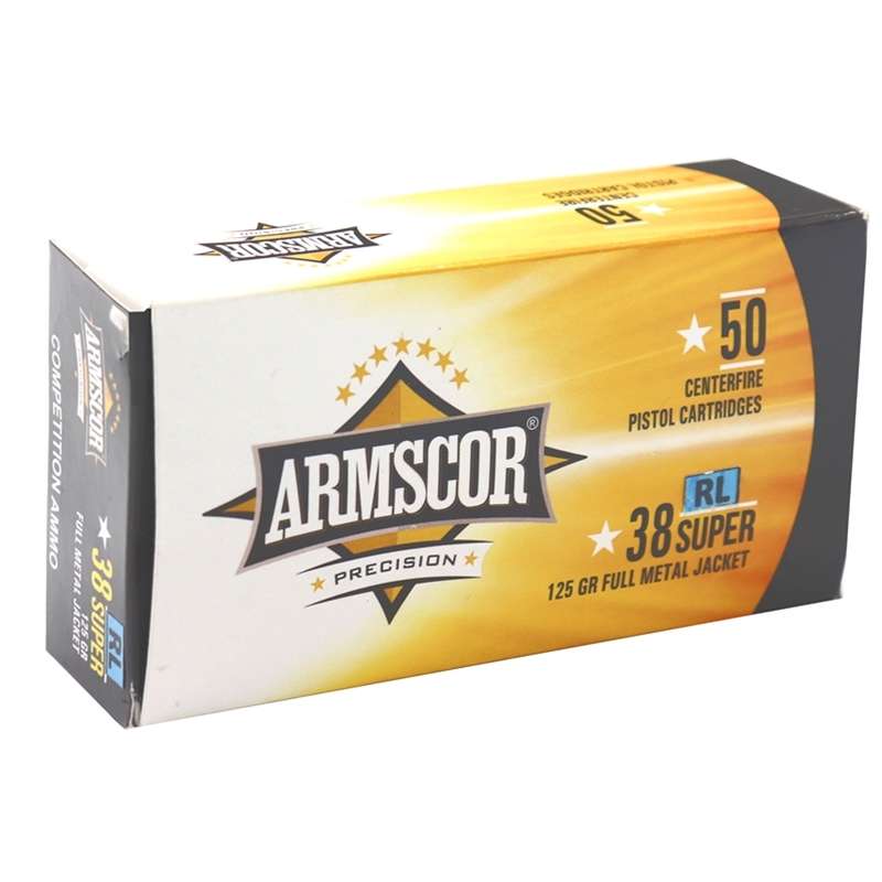 Armscor USA 38 Super Ammo 125 Gr RL FMJ Competition - Ammo Deals