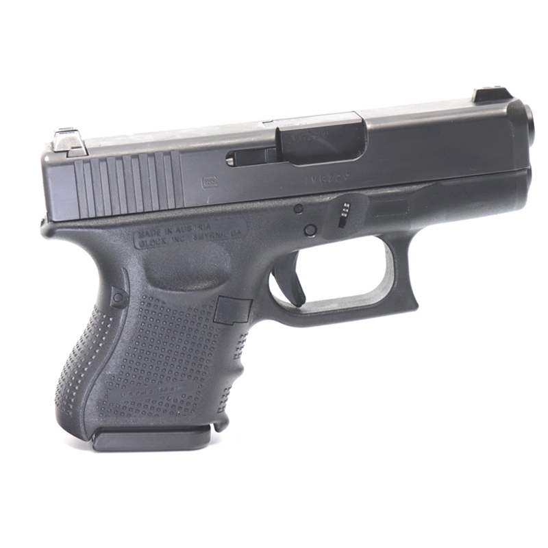 Glock G26 Gen 4 Used Handgun 9mm Luger Semi-Auto Handgun 10+1 Rounds Black NS Police Trade In